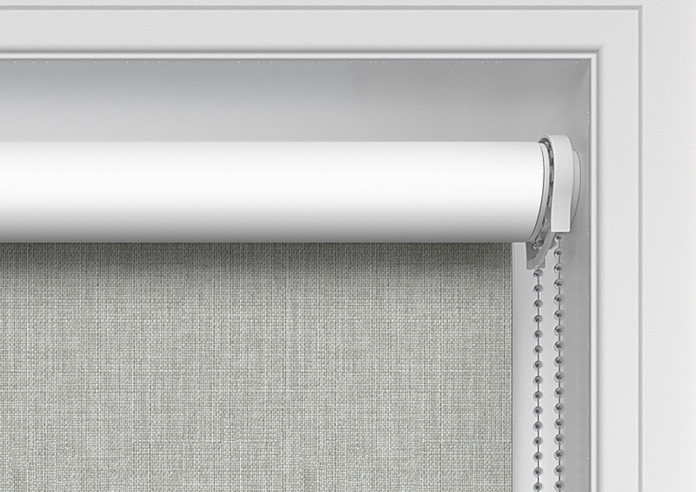 Nairn (Blackout), Angora Grey - Twist&Fit Roller Blind - Image 10